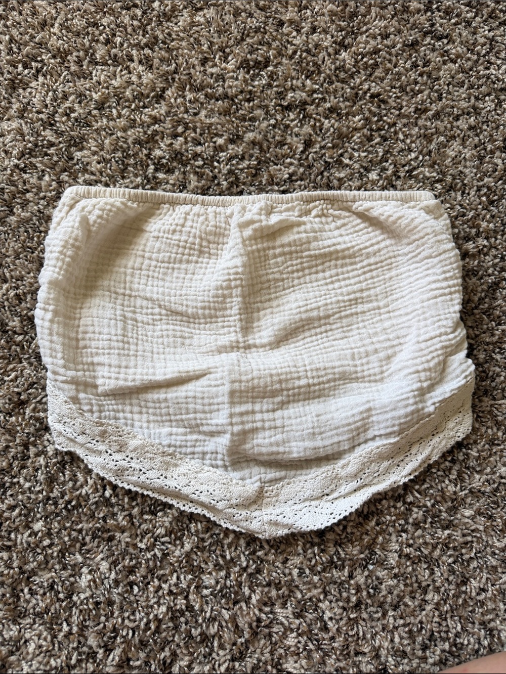 Full Tilt Ivory Lace-Trim Bandeau